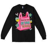 Black time for that retail therapy Long Sleeve Tee - MaliasSmallBusiness