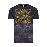 Cloud Black camouflage  leopard Vintage Tee - BarkalooDesign