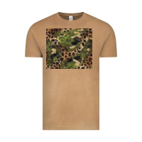 Vintage Camel camouflage  leopard Vintage Tee - BarkalooDesign