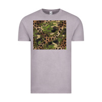 Vintage Zinc camouflage  leopard Vintage Tee - BarkalooDesign