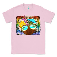 Bubblegum Pink coconut drink with sunglasses Classic Tee - Jasminsmagicworld