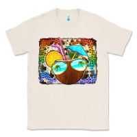 Natural coconut drink with sunglasses Classic Tee - Jasminsmagicworld