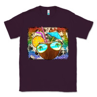 Plum coconut drink with sunglasses Classic Tee - Jasminsmagicworld