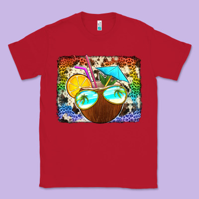 Coconut Drink With Sunglasses Classic Tee Designed By Jasminsmagicworld