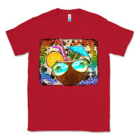 Red coconut drink with sunglasses Classic Tee - Jasminsmagicworld