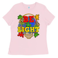 Bubblegum Pink be the light Ladies Tee - Zillion Design Studio