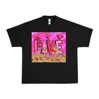 Black love gnome with bear Urban Heavy Tee - NancyCooperArtShop