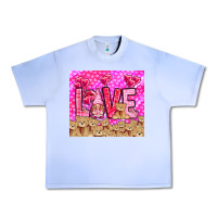 Grape Ice love gnome with bear Urban Heavy Tee - NancyCooperArtShop