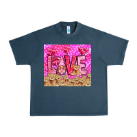 Midnight Navy love gnome with bear Urban Heavy Tee - NancyCooperArtShop