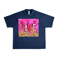 Navy love gnome with bear Urban Heavy Tee - NancyCooperArtShop