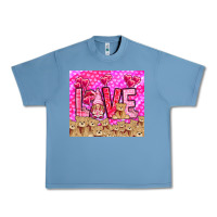 Pebble Blue love gnome with bear Urban Heavy Tee - NancyCooperArtShop