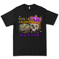 Black king cake calories don't count skull Premium Tee - FaDigitalArtStudio