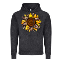 Vintage Black sunflower leopard Vintage Hoodie - JahusDesignShop