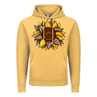 Vintage Mustard sunflower leopard Vintage Hoodie - JahusDesignShop