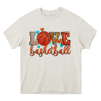 Cream love basketball Heavy Core Tee - Zillion Design Studio
