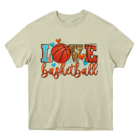Mossy love basketball Heavy Core Tee - Zillion Design Studio