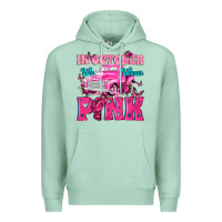 Seafoam In October We Wear Pink Truck Premium Hoodie - texasbilliewilder