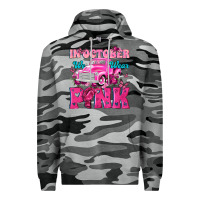 Slate Camo In October We Wear Pink Truck Premium Hoodie - texasbilliewilder