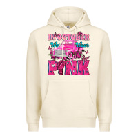 Tofu In October We Wear Pink Truck Premium Hoodie - texasbilliewilder
