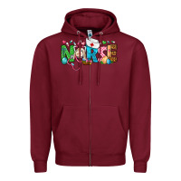 Easter Nurse Zipper Hoodie | Teevron