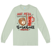Matcha hot mess always stressed baseball mama stanley cup Long Sleeve Tee - MaliasSmallBusiness