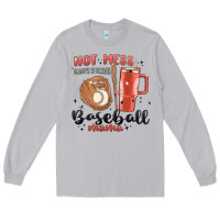 Moon Dust hot mess always stressed baseball mama stanley cup Long Sleeve Tee - MaliasSmallBusiness