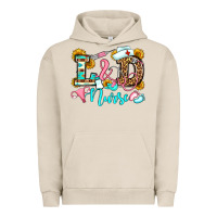 Pigment French Oak labor and delivery nurse Urban Hoodie - OliviaCreatesArt