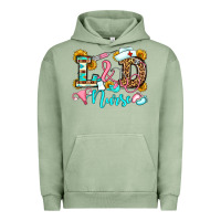 Pigment Oil Green labor and delivery nurse Urban Hoodie - OliviaCreatesArt