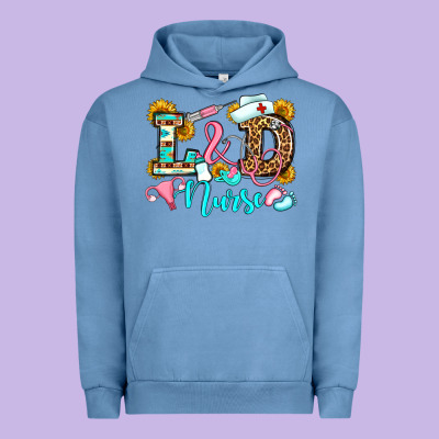 Labor And Delivery Nurse Urban Hoodie Designed By Oliviacreatesart