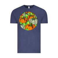 Vintage Denim Fall Rounded Vintage Tee - LillyAllenDesigns