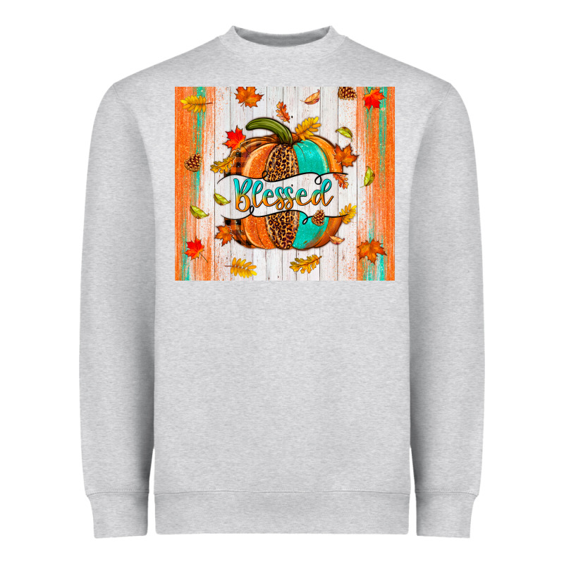 Blessed Pumpkin Heavyweight Sweatshirt by NancyCooperArtShop | Teevron