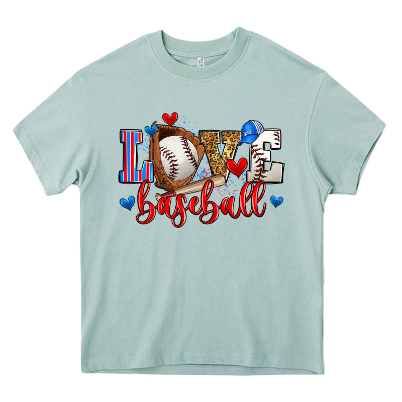 Love Baseball Heavy Core Tee by Zillion Design Studio | Teevron