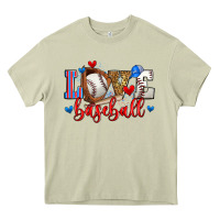 Mossy love baseball Heavy Core Tee - Zillion Design Studio