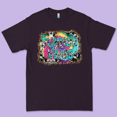 Summer Vibes Premium Tee Designed By Sublimationcraftshop