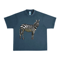 Midnight Navy zebra Urban Heavy Tee - LillyAllenDesigns