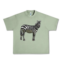 Oil Green zebra Urban Heavy Tee - LillyAllenDesigns