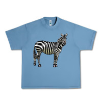 Pebble Blue zebra Urban Heavy Tee - LillyAllenDesigns