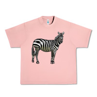 Salmon zebra Urban Heavy Tee - LillyAllenDesigns