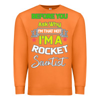 Carrot Rocket Scientist Why I m Hot Gift Premium Sweatshirt - Bettercallsaul