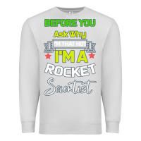 Dove Grey Rocket Scientist Why I m Hot Gift Premium Sweatshirt - Bettercallsaul
