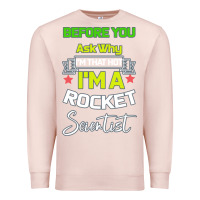 Pale Pink Rocket Scientist Why I m Hot Gift Premium Sweatshirt - Bettercallsaul