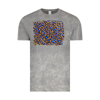 Cloud Rock leopard with navy blue glitter Vintage Tee - Artiststas