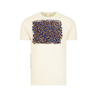 Vintage Arctic leopard with navy blue glitter Vintage Tee - Artiststas