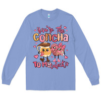 Colony Blue youre the concha to my cafecito mexican pan dulce Long Sleeve Tee - MaliasSmallBusiness