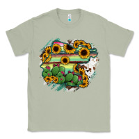 Matcha Guanajuato sunflower serape map Classic Tee - RanaPortraitStore