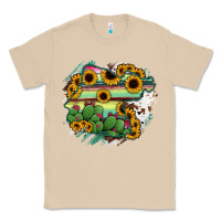 Mushroom Guanajuato sunflower serape map Classic Tee - RanaPortraitStore