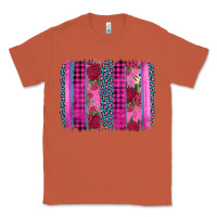 Copper valentine's day floral leopard brushstroke Classic Tee - AdoDesignShop