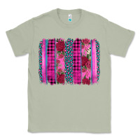 Matcha valentine's day floral leopard brushstroke Classic Tee - AdoDesignShop