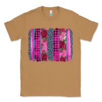 Toasted Coconut valentine's day floral leopard brushstroke Classic Tee - AdoDesignShop