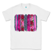 White valentine's day floral leopard brushstroke Classic Tee - AdoDesignShop